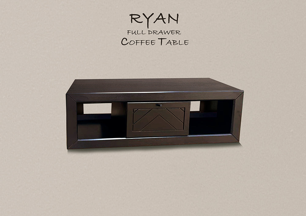 Cass Furniture | Ryan Coffee Table Full drawer