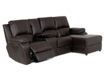 Load image into Gallery viewer, Calgan | Lyla | 4 Section Chaise | Genuine Leather (full / uppers)
