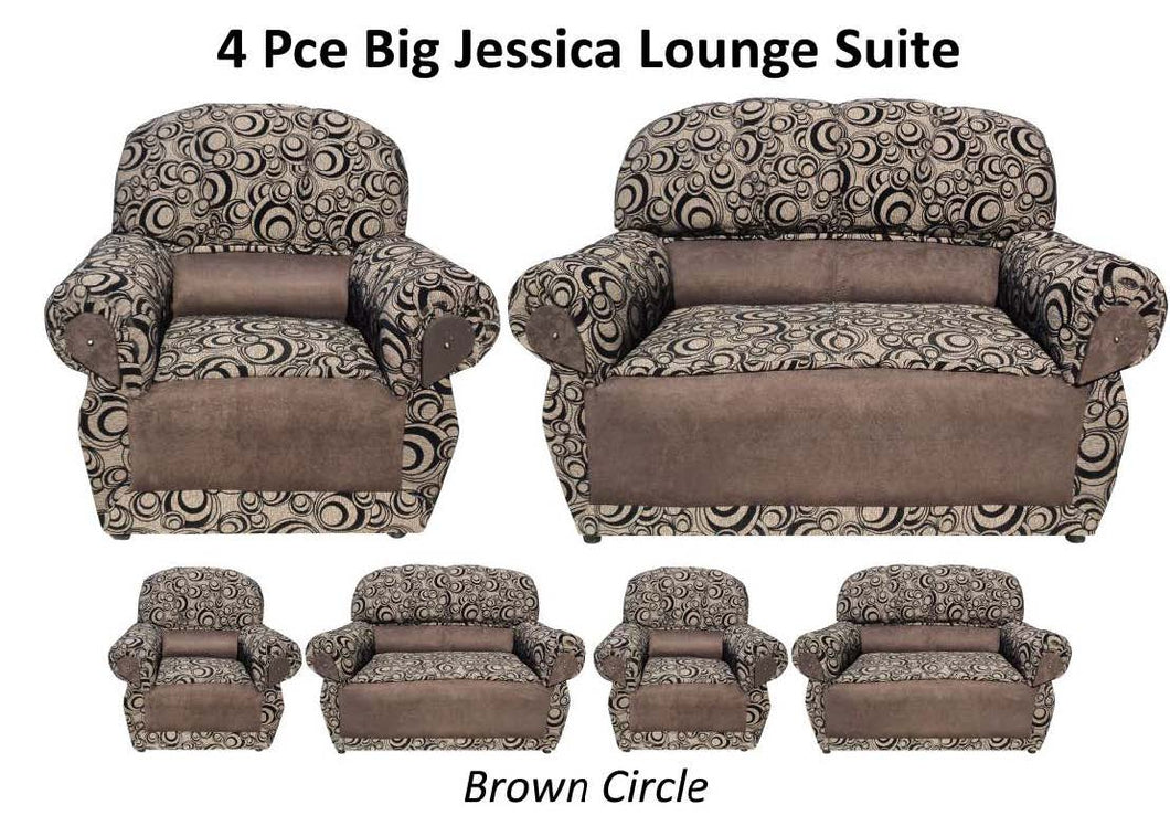 WinFurn | 4 Piece Big Jessica Lounge Suite