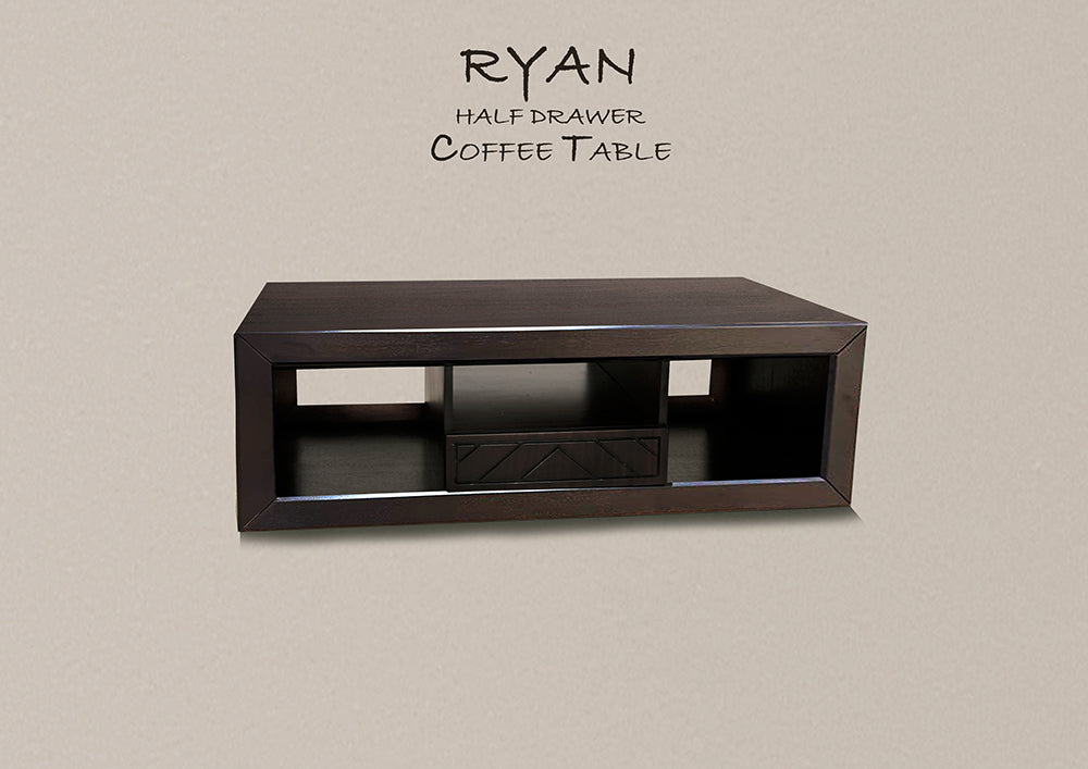 Cass Furniture | Ryan Coffee Table Half Drawer