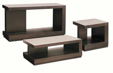 Linea Classica | Geo Coffee Table and Side Table And Server