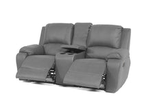 Load image into Gallery viewer, Calgan | Lyla | 2 Division, 2 Action Recliner with console | Suede
