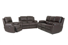Load image into Gallery viewer, Calgan | Lyla | 6 Piece 3,2,1, 1 Action Recliner Lounge Suite | Genuine Leather (full / uppers)
