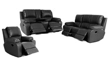 Load image into Gallery viewer, Calgan | Lyla | 6 Piece 3,2,1 - 5 Action Recliner lounge Suite with Console | Genuine Leather (full / uppers)
