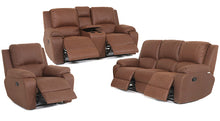 Load image into Gallery viewer, Calgan | Lyla | 6 Piece 3,2,1 - 5 Action Recliner Lounge Suite With Console | Suede
