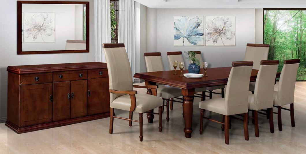 Linea Classica | Oxford Leather Dining Room Suite