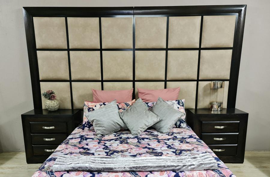 Woodburn | Silk 18 Panel 2 Piece Wall mounted Bedroom Suite